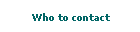 Who to contact